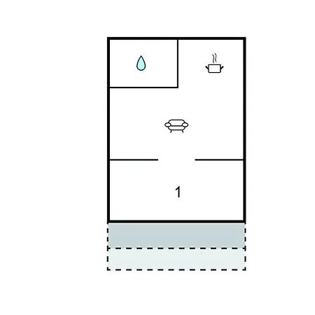 1 Bedroom Cozy In Dom wakacyjny Skjern